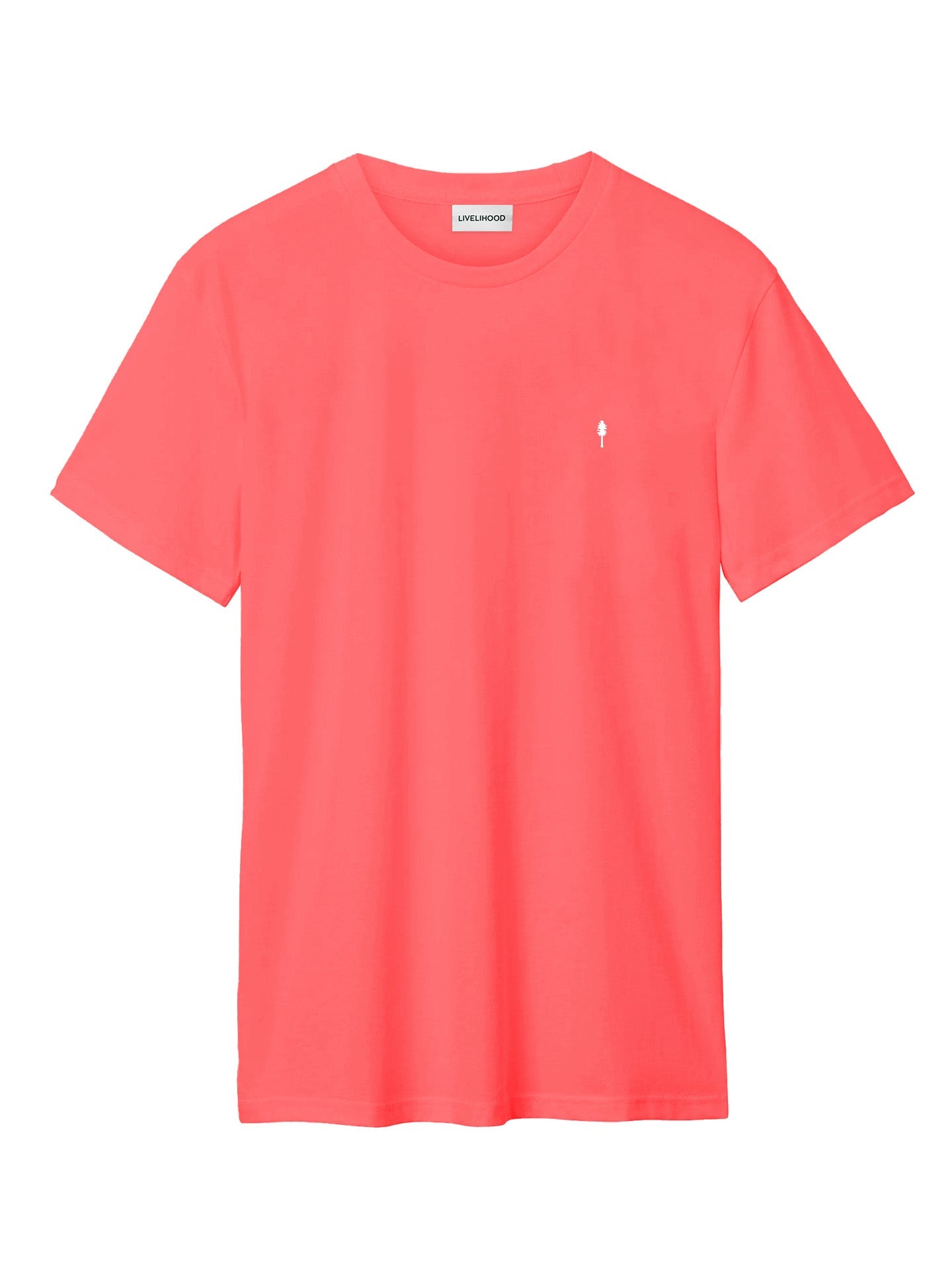 The T-Shirt - Hot Coral
