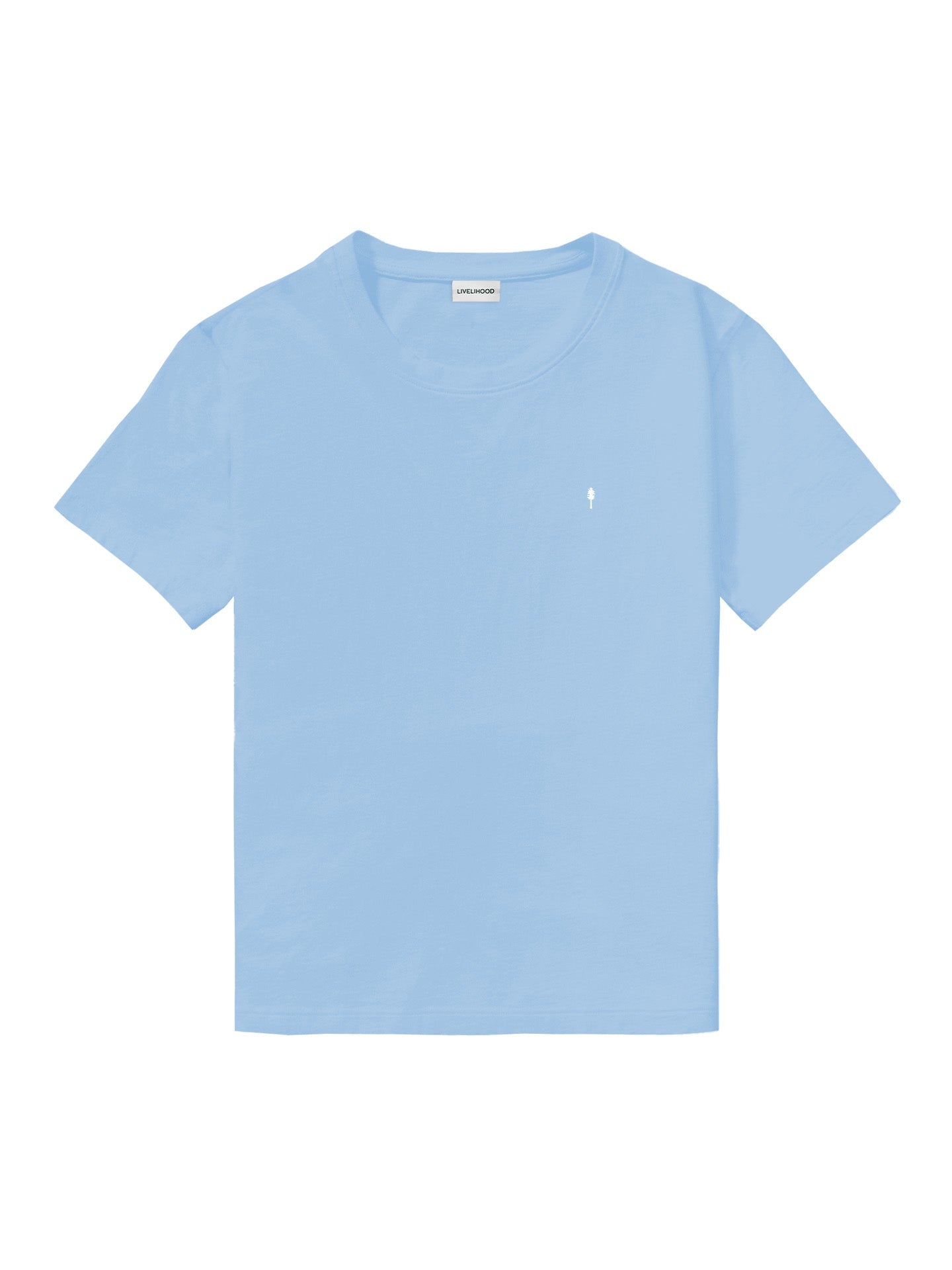 The Relaxed Tee - Glacier Blue